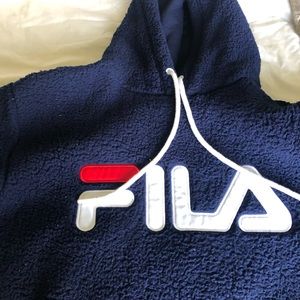 Navy Fila Sherpa